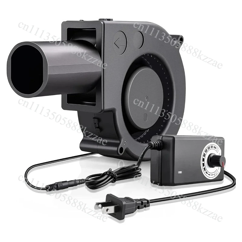 9733 Turbine Blower with Trend Barbecue Stove Firewood Stove Waste Oil Stove Adjustable Speed Fan 5500r/min UK US EU