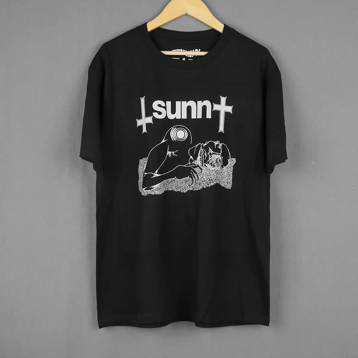 Sunn O))) T-Shirt Void Drone Metal Rock Jesu Sleep Earth Men's Clothing Print Short Sleeve Cotton Tee Shirt