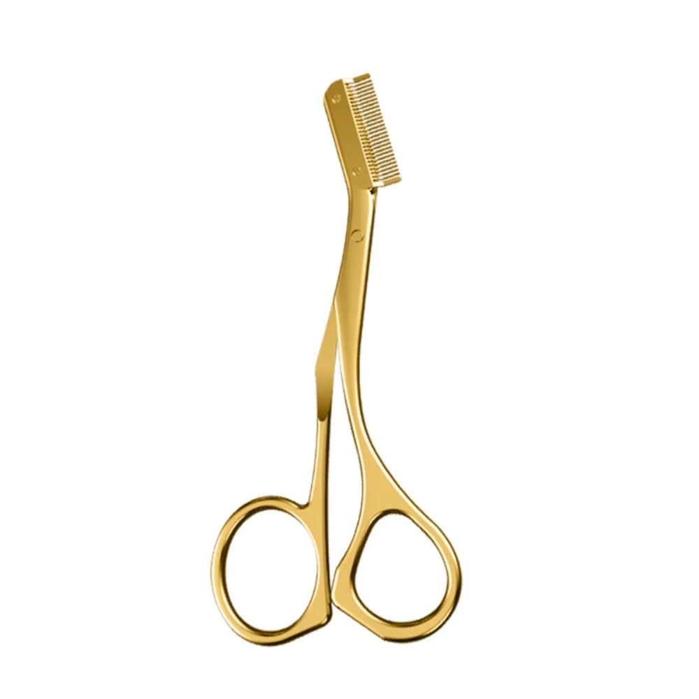 

Stainless Steel Eyebrow Scissors High Quality Non Slip Hair Remover Ergonomic Design Professional Eyebrow Shaver Tool Makeup