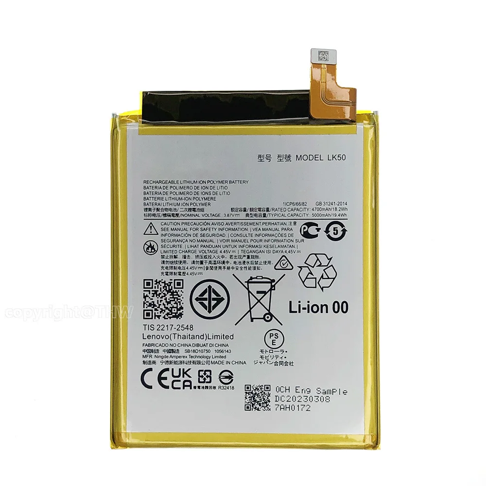 100% New Genuine LK50 Battery For Motorola Moto G60S XT2133 5000mAh Phone Replacement Batteries Bateria In Stock Fast Shipping