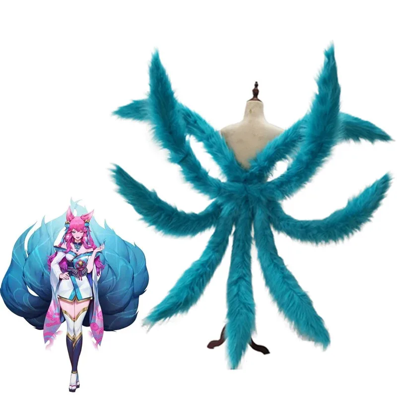 Anime Gioco Spirit Blossom Ahri Costume Cosplay KDA Ahri Cosplay Coda Parrucca Scarpe Donna Halloween Party Gioco di ruolo Abiti di Carnevale