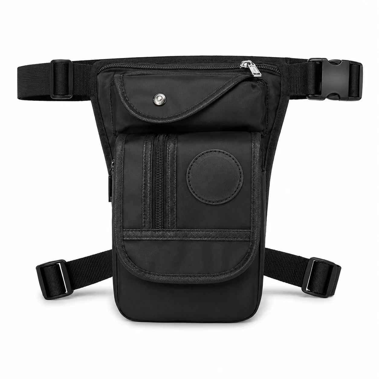 Men's Canvas Drop Leg Bag Military Motorcycle Multi-purpose Messenger Cross Body Shoulder Bags Belt Hip Bum Waist Fanny Pack