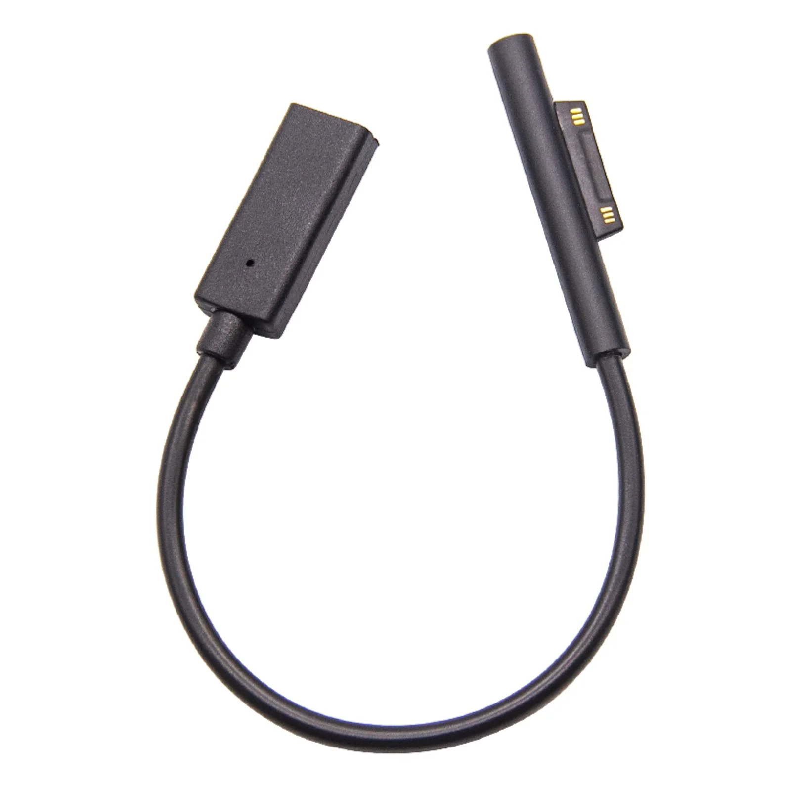20 سنتيمتر 15 فولت 3A شحن سريع USB نوع-C أنثى امدادات الطاقة لمايكروسوفت السطح برو 4 5 6 الذهاب اللوحي PD شاحن محول كابل تيار مستمر