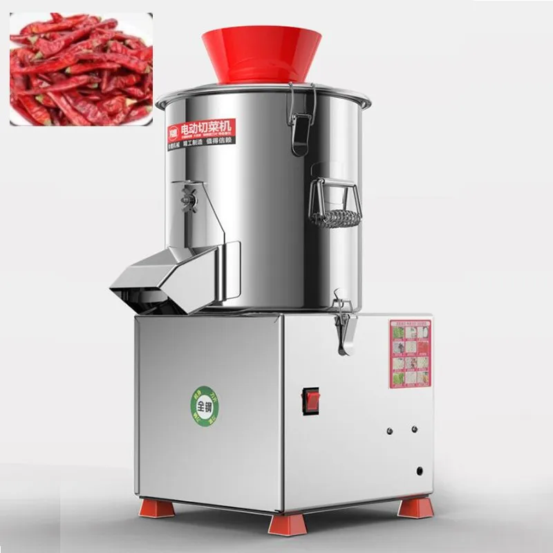 Electric Dicer Vegetable Meat Carrot Diced Fruit Potato Cutting Machine Onion Ring granules commercial artifact food trucks