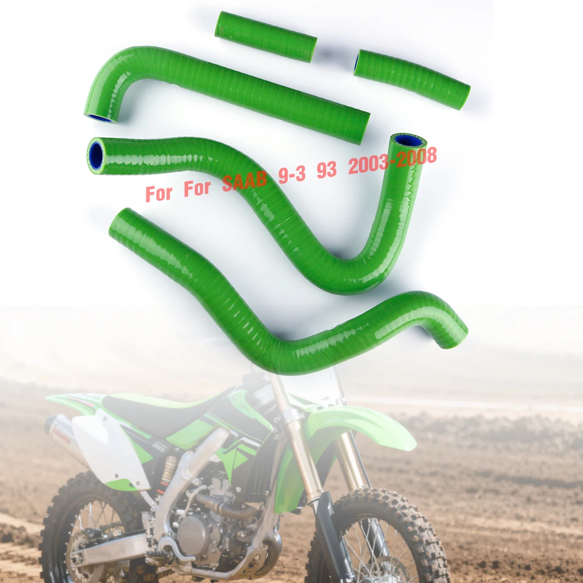 

Motorcycle Silicone Radiator Coolant Tube Pipe Hose Kit For 1994-2002 Kawasaki KX250 KX 250 1995 1996 1997 1998 1999 2000 2001
