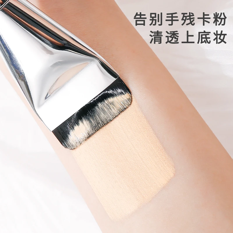 Ultra-Thin Foundation Brush Soft Lightweight Face Contour Brush Flat Contour Brush Blending Foundation Cream Makeup Tools