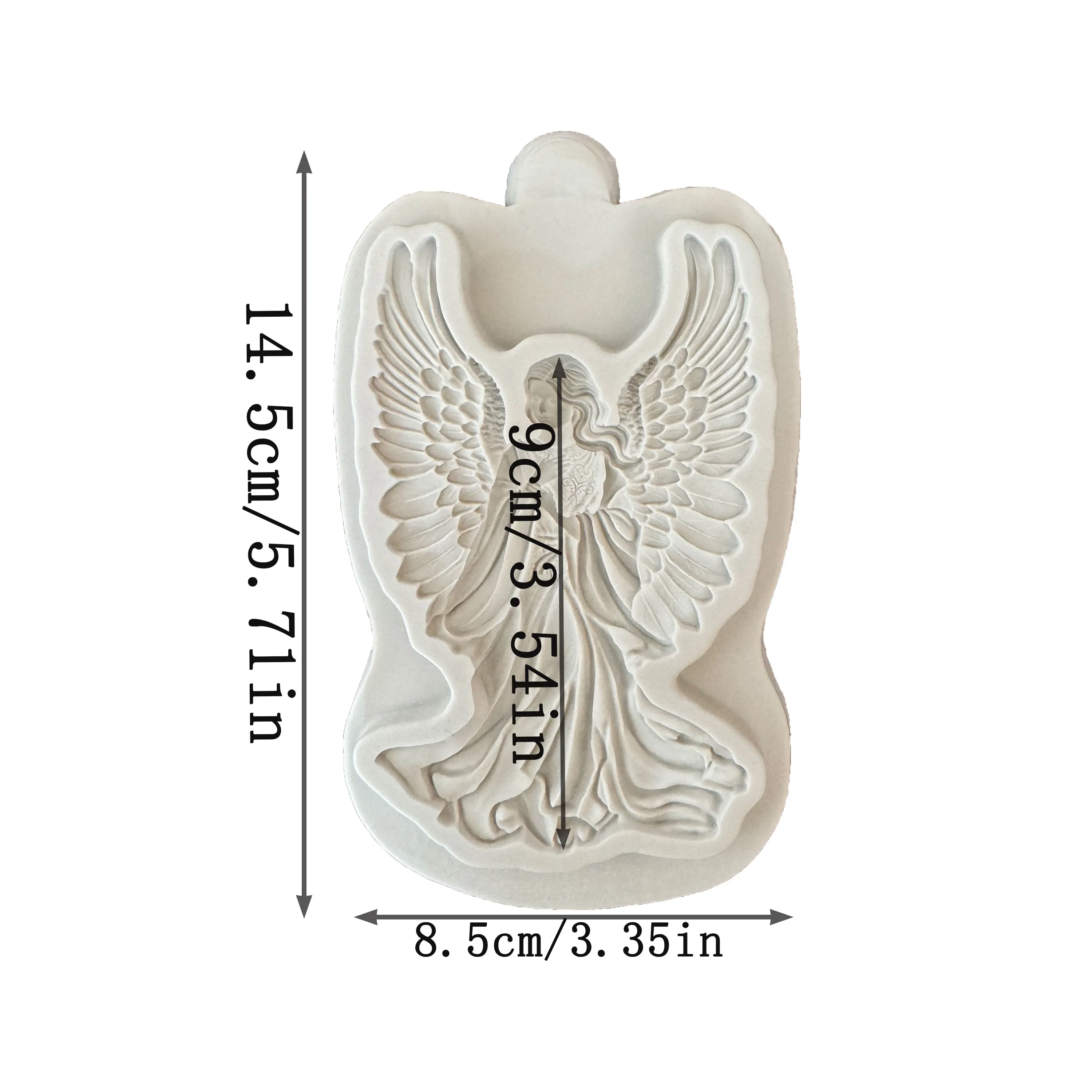 Guardian Angel Silicone Mould Fondant Cake Decorating Silicone Mold Clay,Sugarcraft Cupcake Top Chocolate Baking Tool