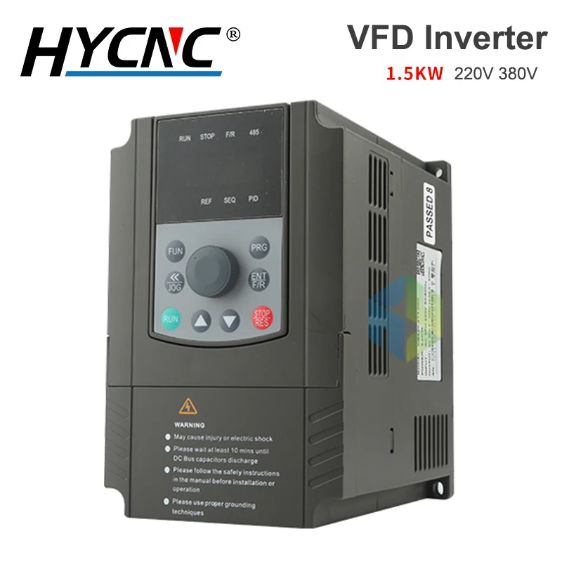 

1.5KW Rituo VFD Inverter 220v Single Phase/ 380v 3 Phase Motor Speed Control Frequency Converter