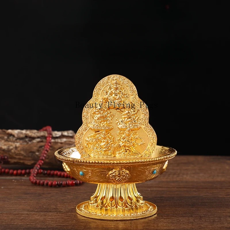 

1pc Metal Feng Shui Ornament Household sacrificial utensils Buddhist Hall Supplies Feng Shui Accessories metal handicrafts
