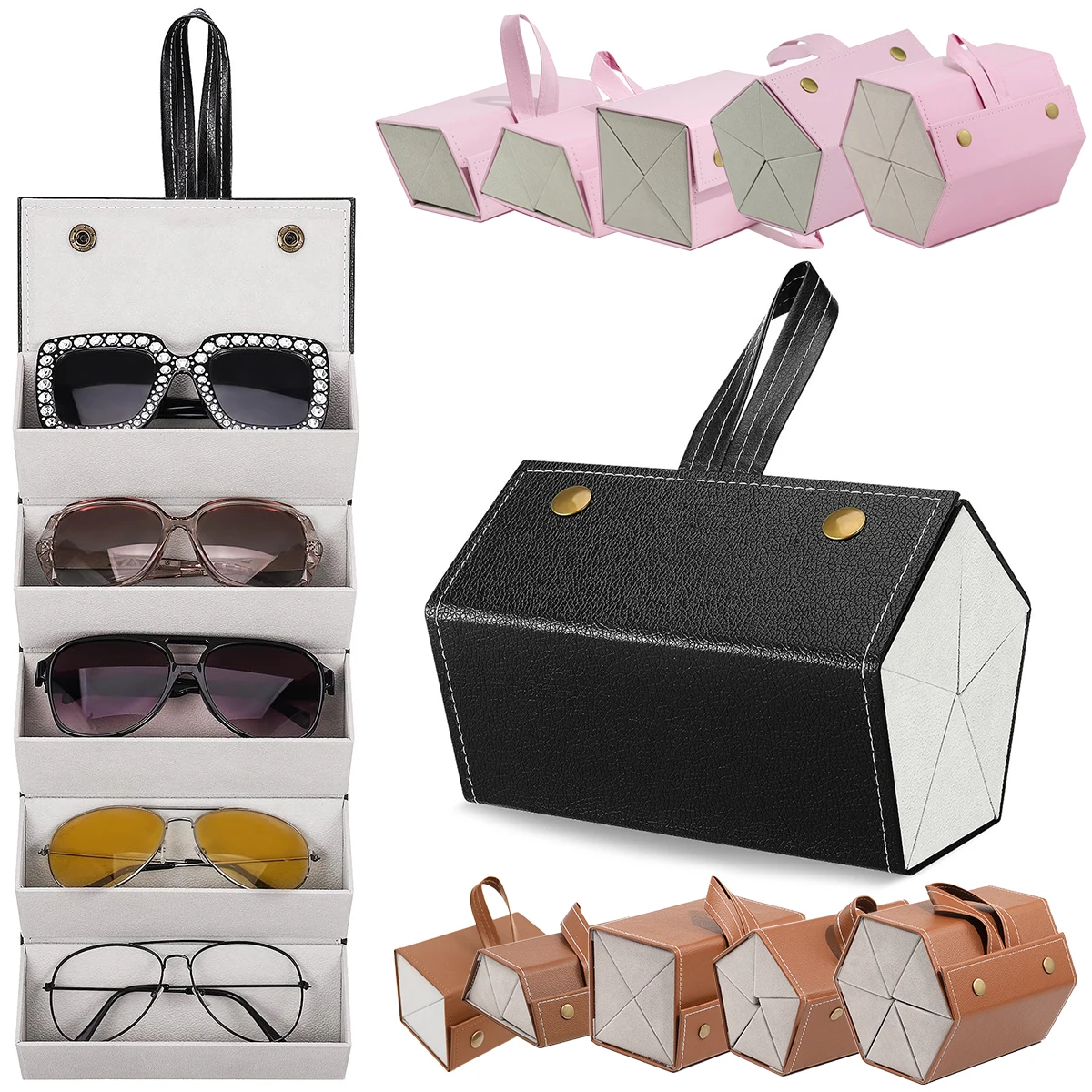 

Folding glasses case, anti-stress sunglasses case, personalized sunglasses case, glasses case, glasses bag.-A-ZMT