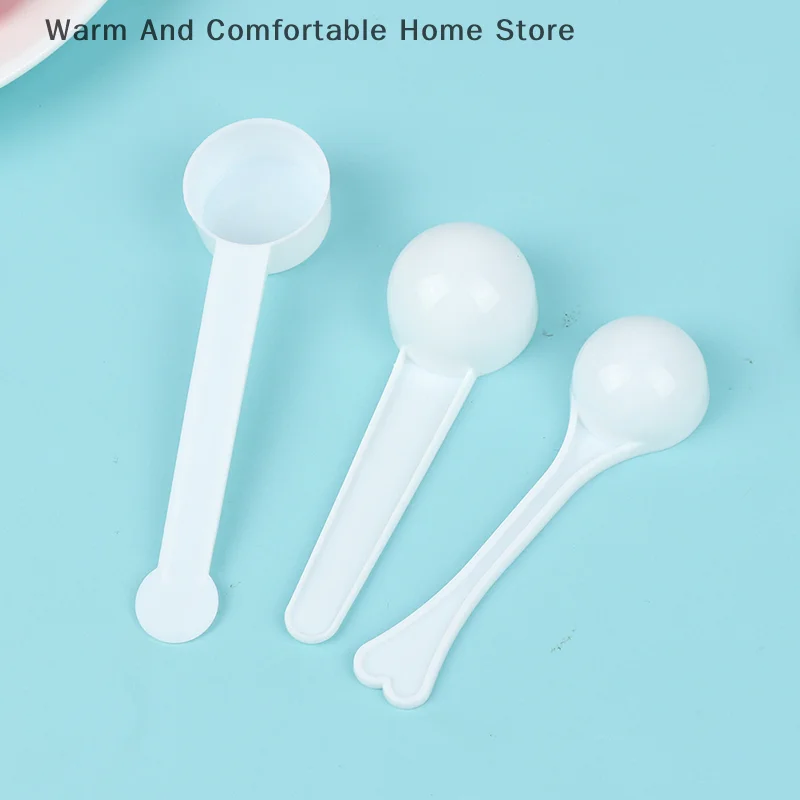【SE】10Pcs 1g 3g 5g 10g Measuring Plastic Scoop Measuring Spoons Milk Powder Spoons