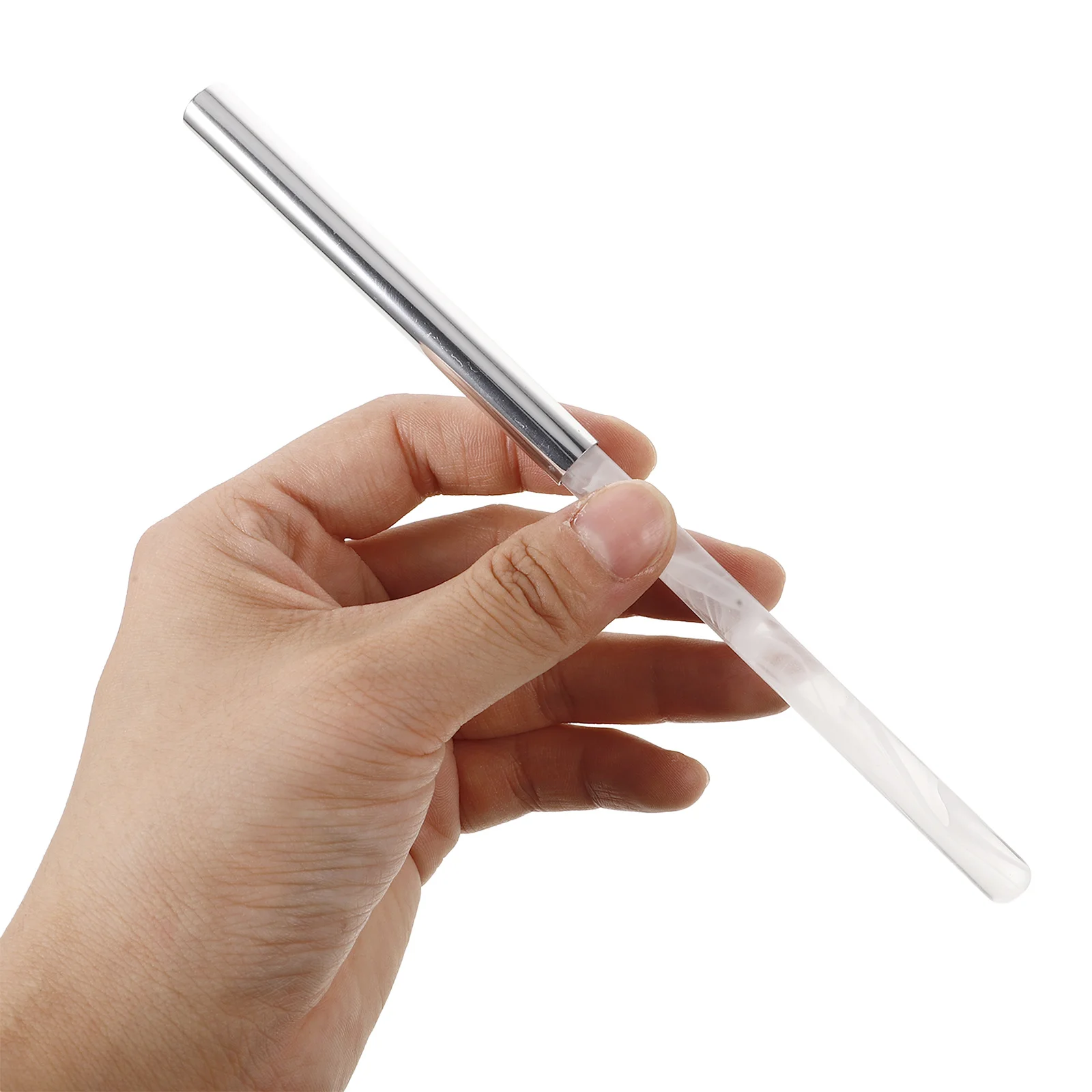 

2Pcs Nail Art Liner Pens Comfortable Grip for Precise Butterfly Petals Leaves Manicure Drawing Tools