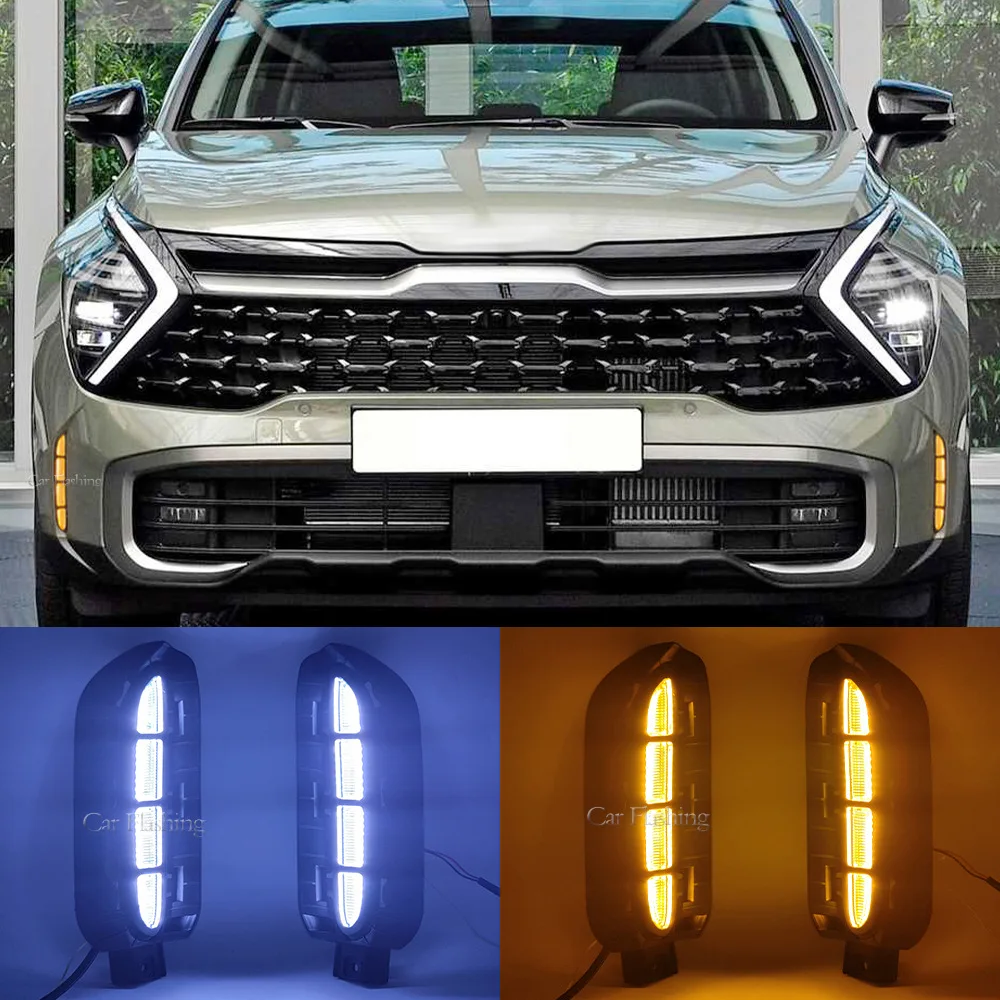 

For Kia 23-24 US version Sportage daytime running lights, flowing turn signals,Modifying daytime running lights