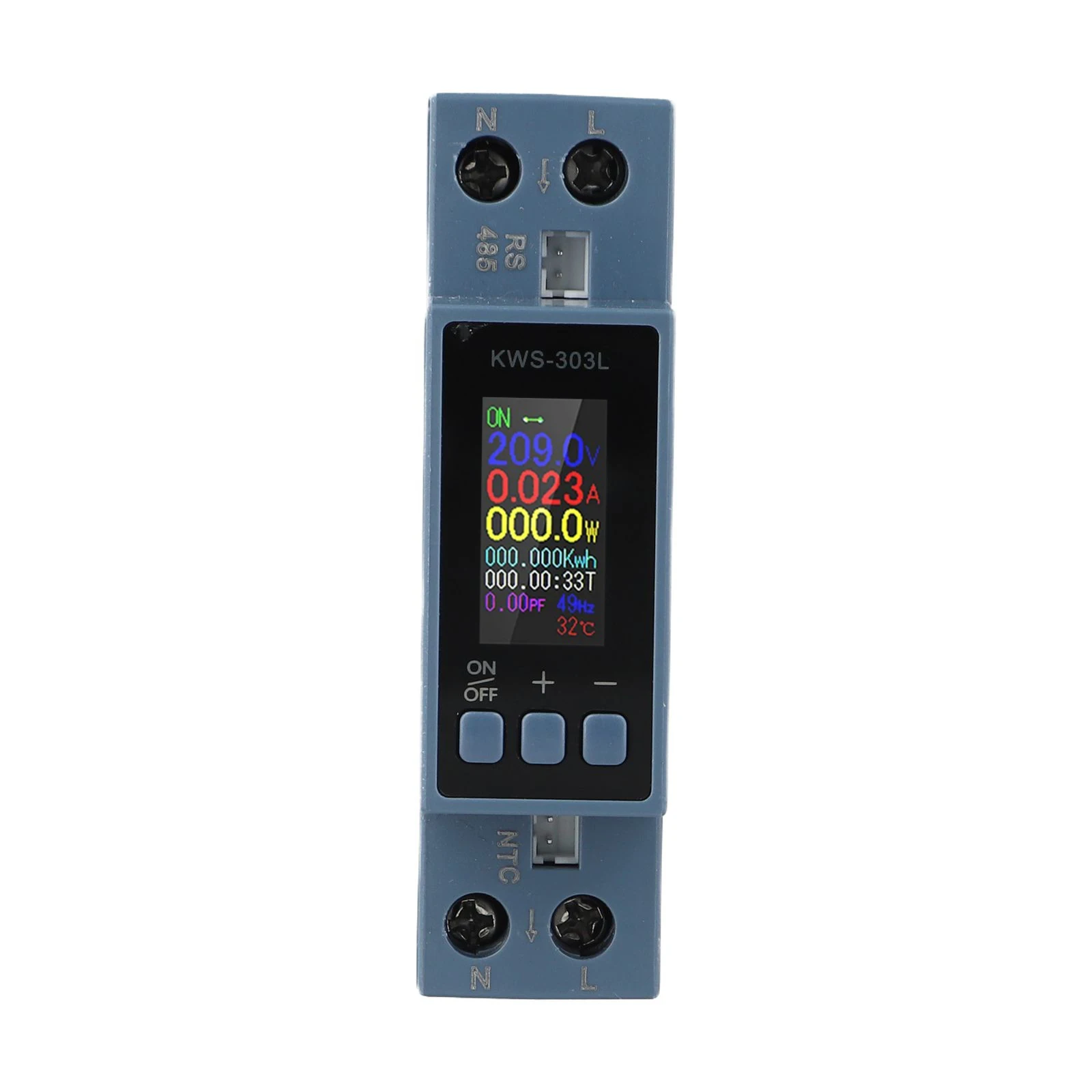 

For Energy Management AC Energy Monitor Detector Flame-Retardant Material High-Definition Display RS485 Communication
