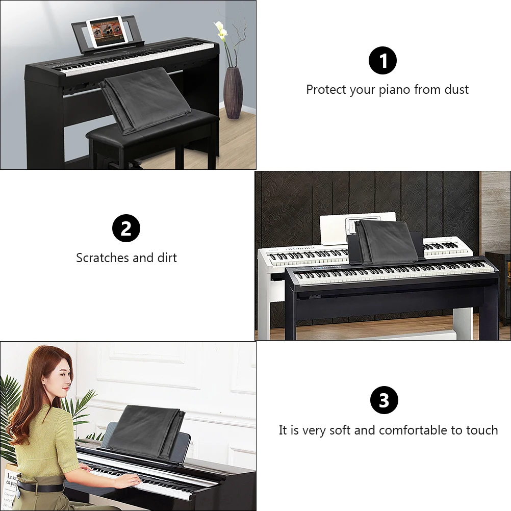 

Electric Piano Cover Keyboard Digital Protective for 88 Keys Accessories Protector