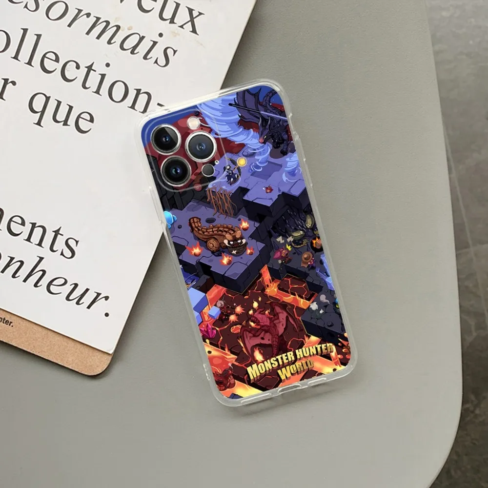 Classic Game M-Monster H-Hunter Phone Case For IPhone 16 15 14 11 12 13 Mini Pro XS Max Cover 6 7 8 Plus X Funda Shell