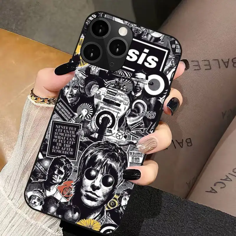 T-The R-Rain O-Oasis Band Phone Case For iPhone 11 12 Mini 13 14 PRO XS MAX X XR 6 7 8  Plus Shell