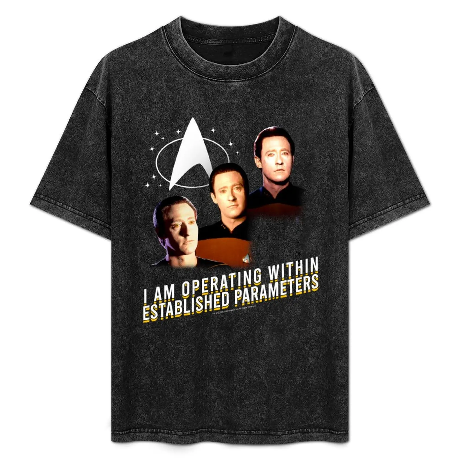 Star Trek: The Next Generation Data Operating Within Established Parameters T-Shirt fashion shirts Luxury man men tshirt