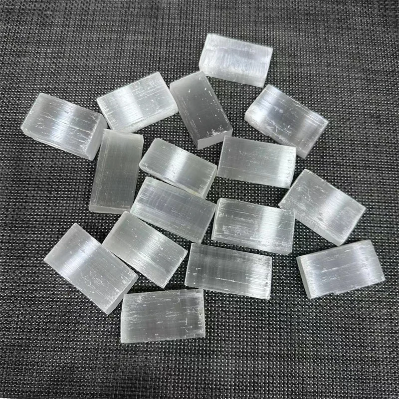 White Selenite Raw Stones Natural Quartz Mineral Crystal Rough Gemstone Healing Reiki Rock Decoration