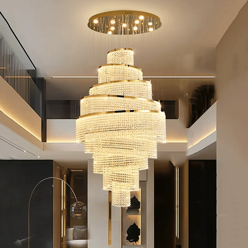Home Decoration Pendant Lights, Luxury Crystal Living Room Chandelier, Bedroom Pendant Lamp, Ceiling Light, Indoor Lighting