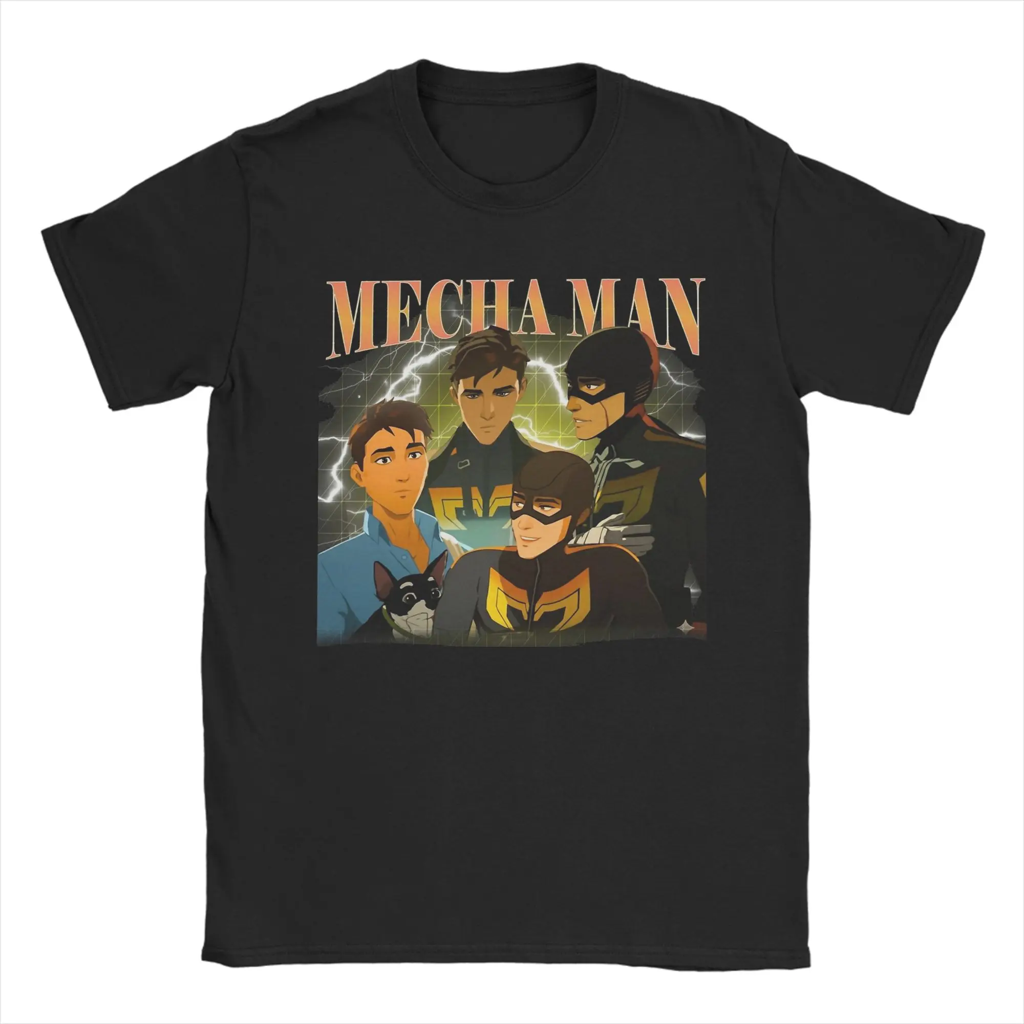 تي شيرت صيفي للرجال من Mecha Robert Robertson Dispatch Game للجنسين من القطن الخالص تي شيرت بأكمام قصيرة #1