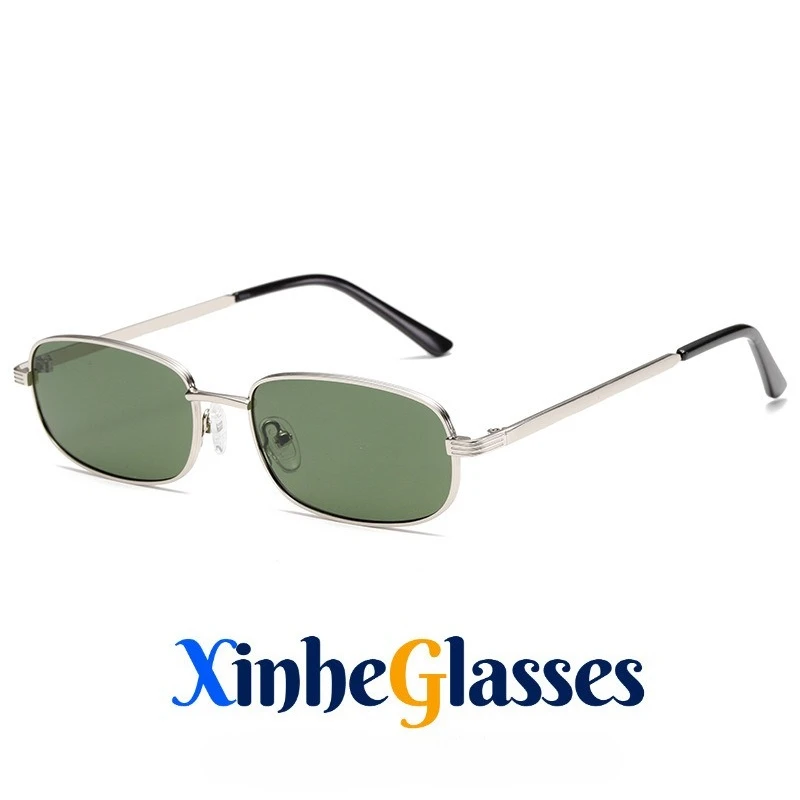 

Classic Metal Small Box Sunglasses, Retro Sunglasses, European and American Fashion Sunglasses, UV Resistant Outdoor Glasses