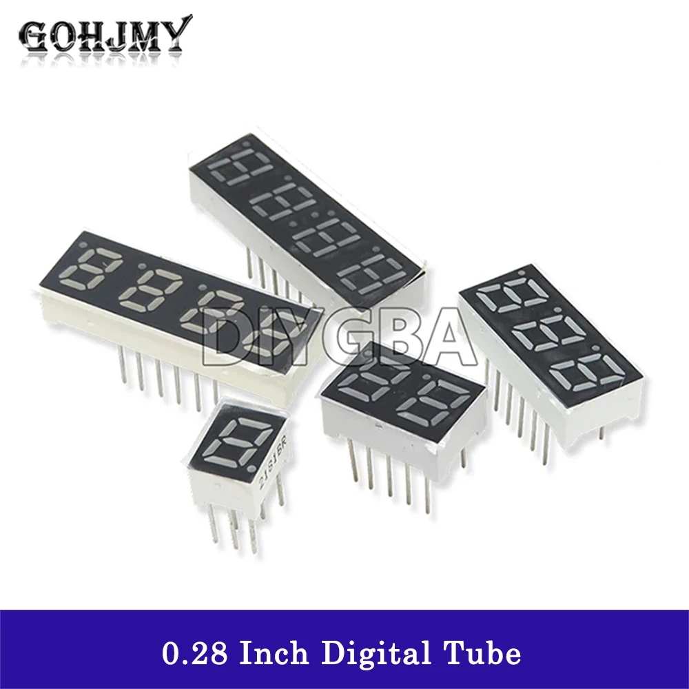 5PCS 0.28 Inch Digital Tube LED Display Common Anode /Cathode 1Bit 2Bit 3Bit 4Bit Display 0.28