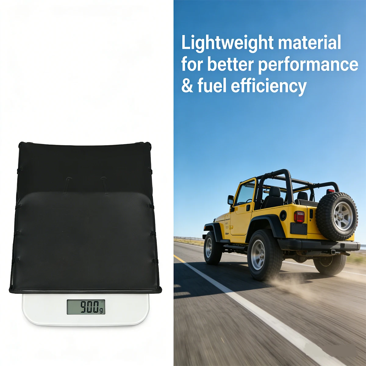 Car Soft Extended Bikini Top Cover for Jeep Wrangler TJ 1997 1998 1999 2000 2001 2002 2003 2004 2005 2006 Interior Accessories