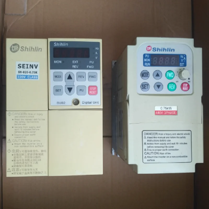 

SH-020-0.75K 220V750kw High quality Shihlin inverter 100% new original