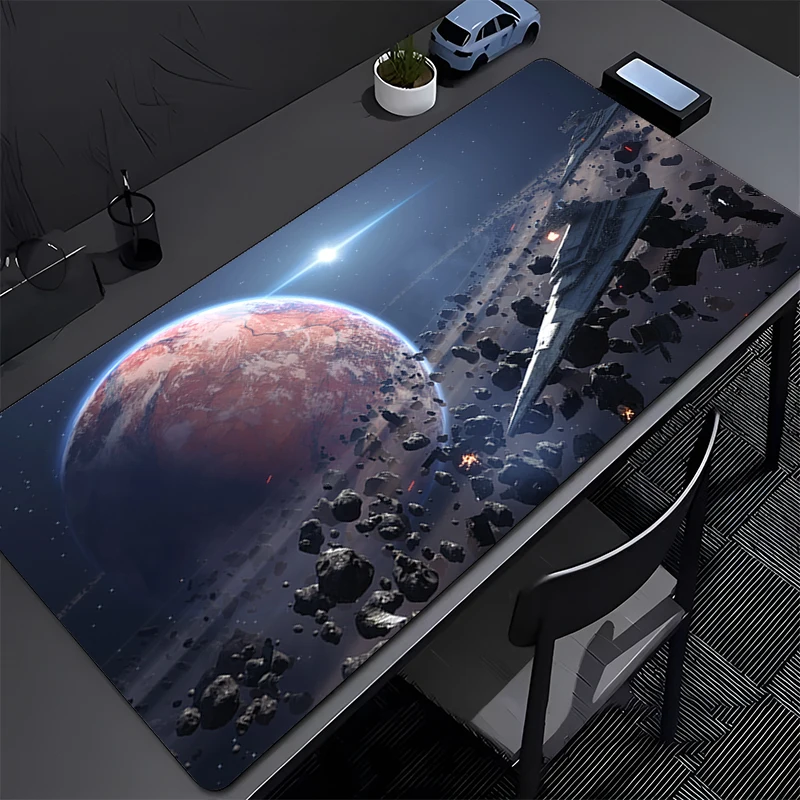 

Gaming Keyboard Rug Laptop Anime S-star W-wars HD Print Mouse Pad Spacecraft Rubber Extended Desk Mat PC Gamer Cabinet Mousepad