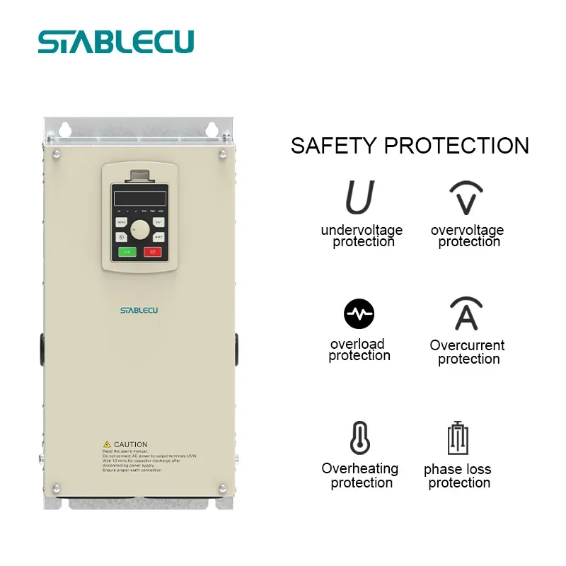 Single Phase 220V Input To 3 Phase 380V Output 0.75KW To 55KW rotary converter 3p ac vfd variable frequency drive