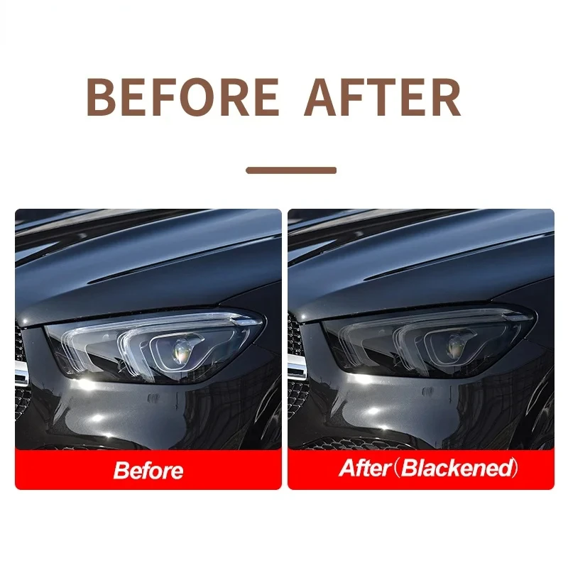 For Mercedes-Benz GLE SUV W167 2020 AMG HD Car Headlight Protective Film Tint Taillight TPU Stickers Decor Film Auto Accessories