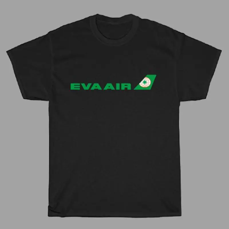 

Мужская черная футболка Eva Air Classic, размеры от S до 5XL