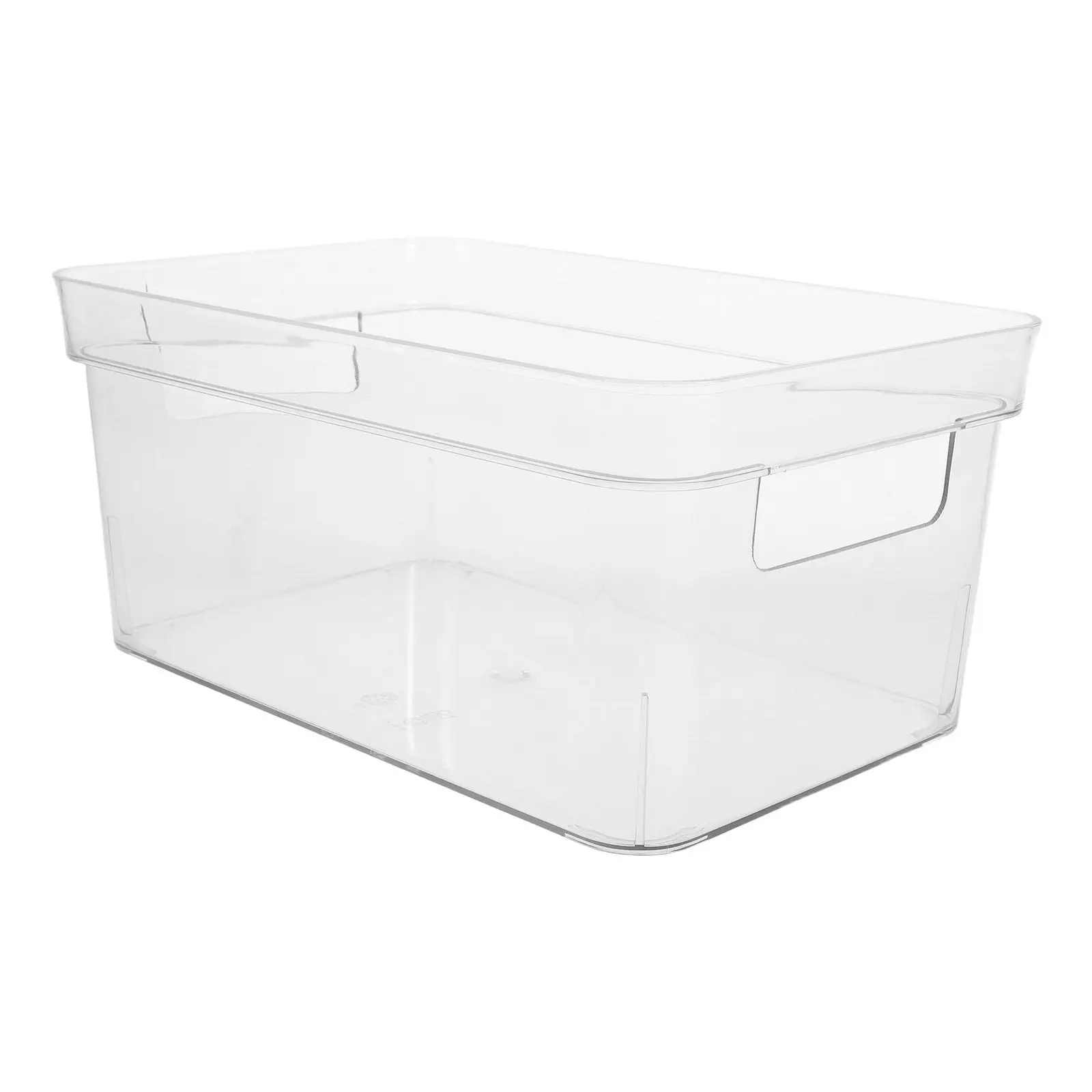 

Transparent Pet Storage Box Portable Office Organizer Clear Multi Functional Desktop Sundries Box Handle Stationery Storage