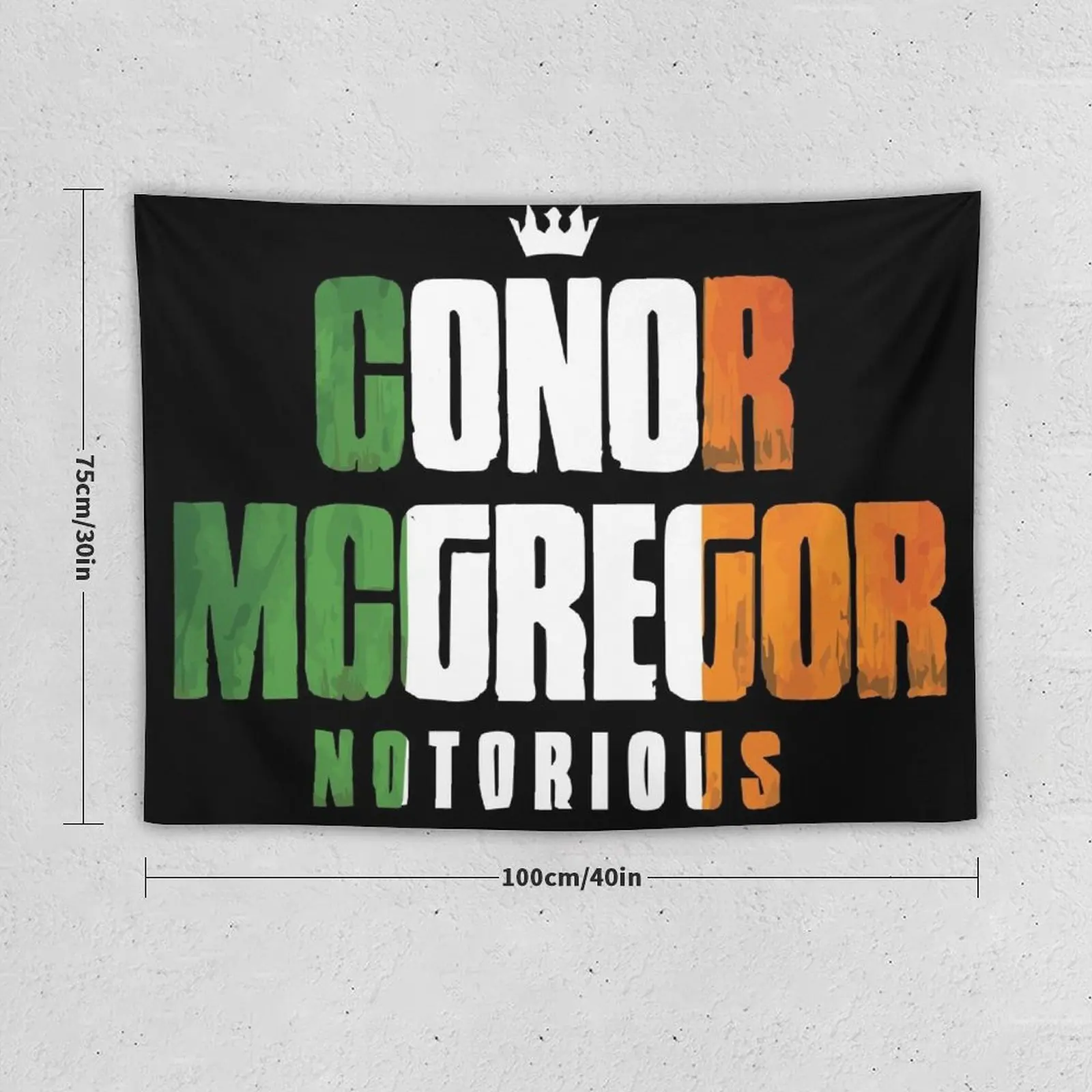 Conor McGregor Notorious Tapestry Bedroom Decorations Room Ornaments Home Supplies