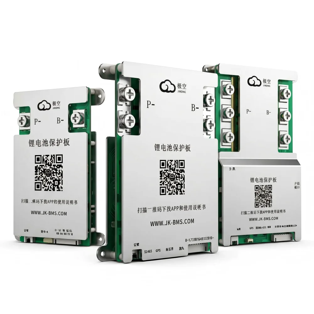 JK Smart BMS V19 8S 24V 300A Active Balancer Bluetooth with Screen Complete BMS Kit for RV Lifepo4 Li-ion LTO Batteries