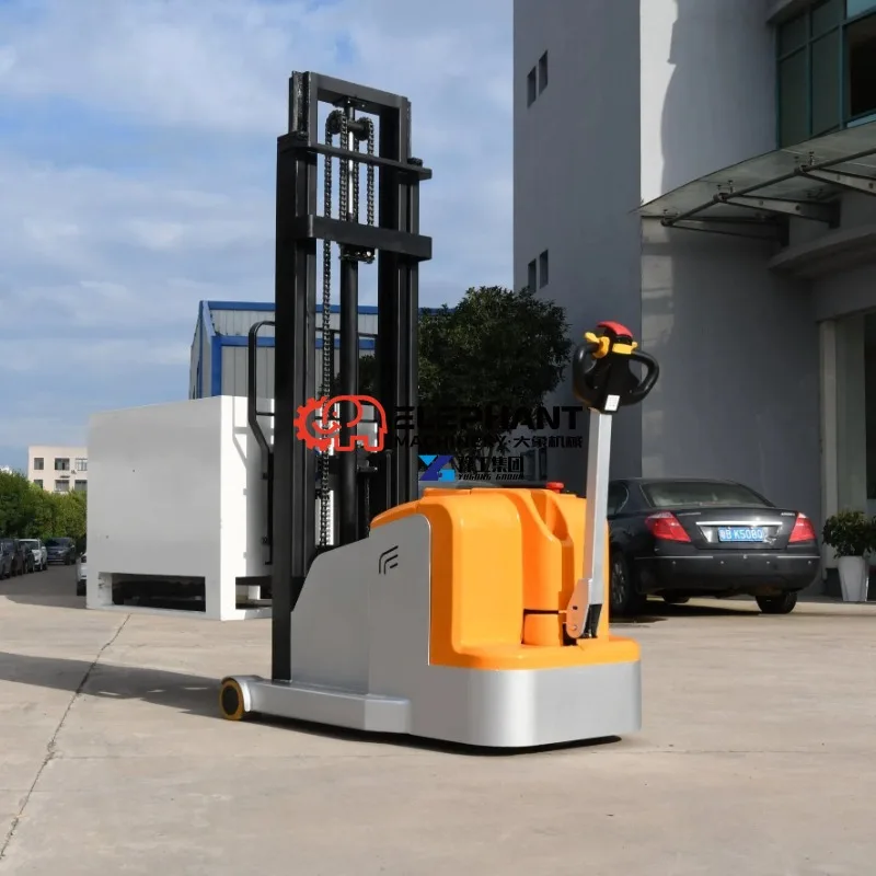 Mini Self Loading Stacker 1200mm Lifting Height 1.5 Ton Pallet Stacker for Material Handling