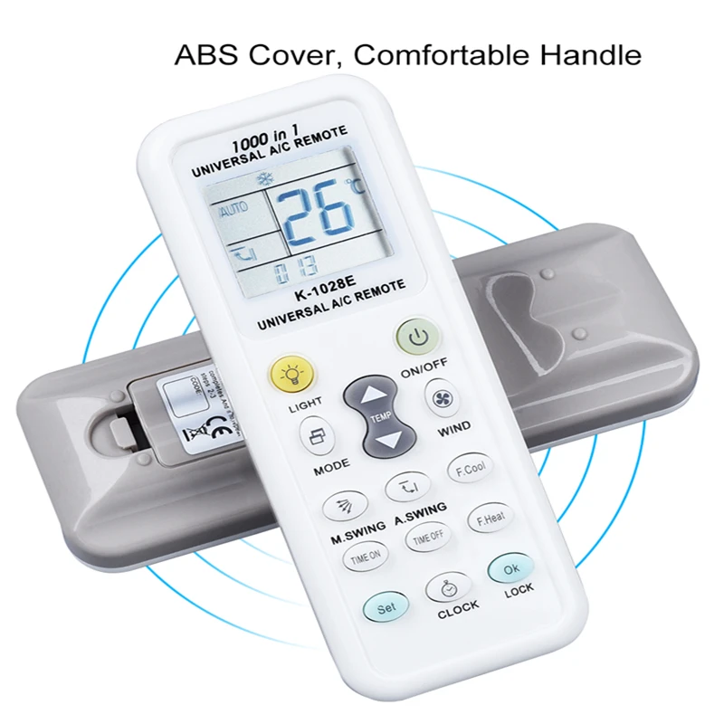 K-1028E Remote Controller Universal 1000 in 1 A/C Remote Control LCD Controller For Air Conditioner Low Power Consumption