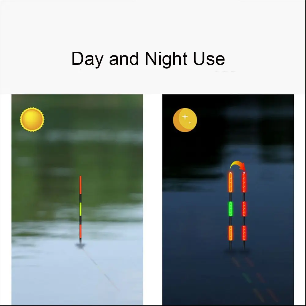 2024 Fishing Smart Sensor Luminous Electric Stick Floats For Fishing Bite The Hook Reminder Floats Big Carp Rocky Fishing Floats