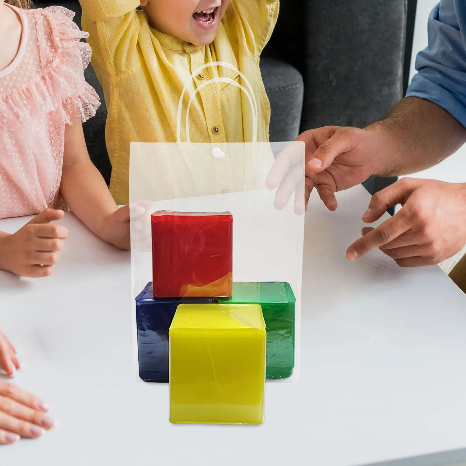 

Pocket Foam Dice for Children Large Soft Game Cubes Educational Stacking Blocks for Early Learning Gift