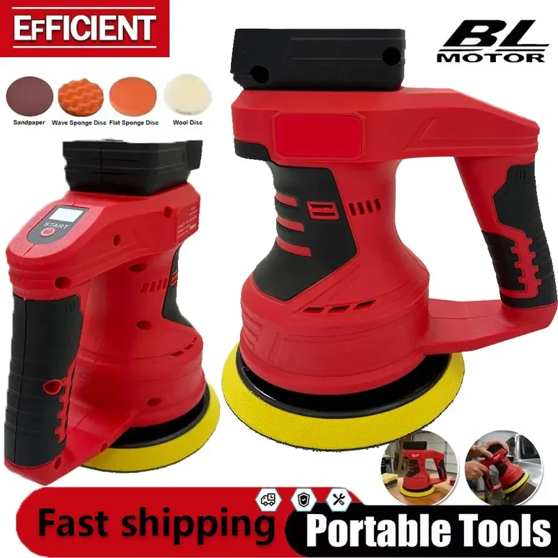 

Беспроводная полировальная машина для автомобиля Milwaukee 18V, 8 скоростей, бесщеточная, электрическая, для полировки, вощения, шлифовки, герметизации, электроинструмент