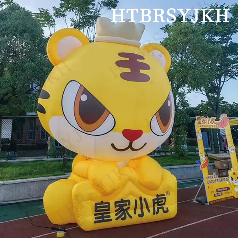 

Inflatable small tigers, animal-based air models with blowers, outdoor square and park activity decoration props