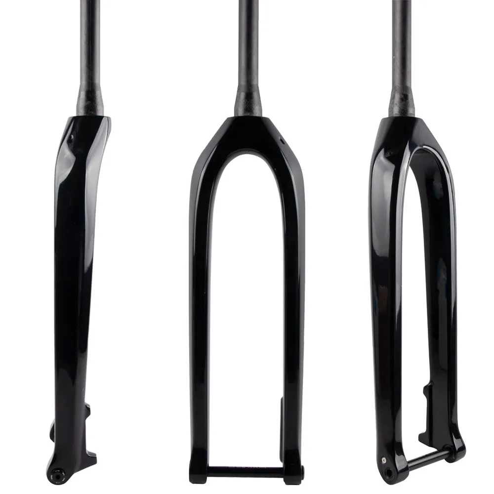 

Full Carbon Fiber Mountain Bike Front Fork Tapered Tube Thru-Axle Straight Tube Lightweight Bike Parts for Mountain Bikes 29er