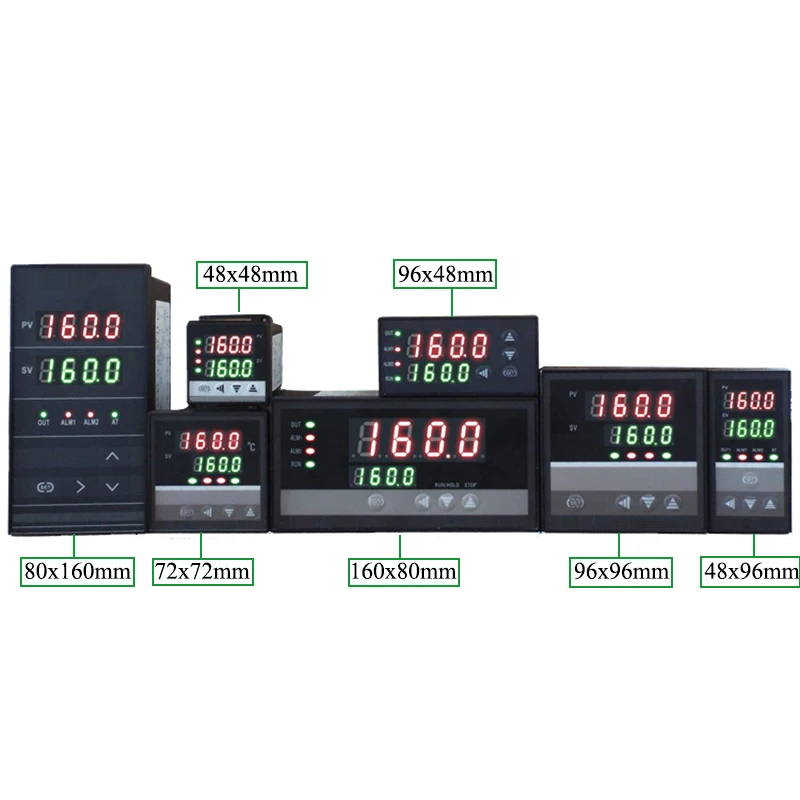 Panel type temperature controller PID thermostat relay output , SSR output , RS485 communication modbus protocol