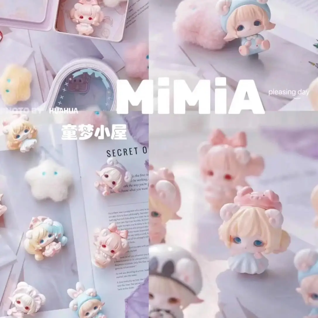 

Authentic Mimia Children'S Dream Hut Blind Box Trendy Handmade Desktop Ornament Mysterious Box Cute Doll Female Birthday Gift