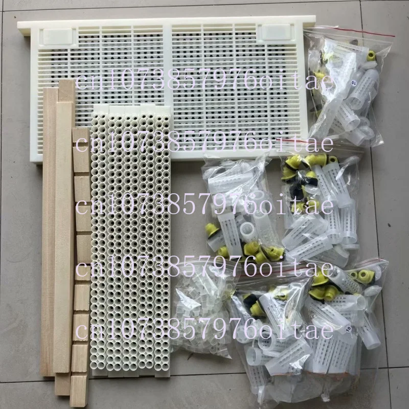 No-Moving Larvae Royal Jelly Frame, Italian Bee Queen Rearing Kit, Queen Excluder, Cell Bar Base, Pierced Royal Jelly Frame
