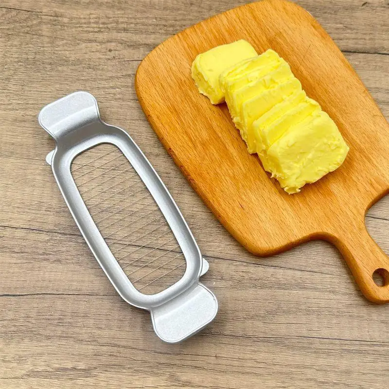 Food Safe Aluminium Cheese Cutter Multifunctional Butter Slicer Lightweight Kitchen Gadget for Bread Butter Cheese Slicing view 2
