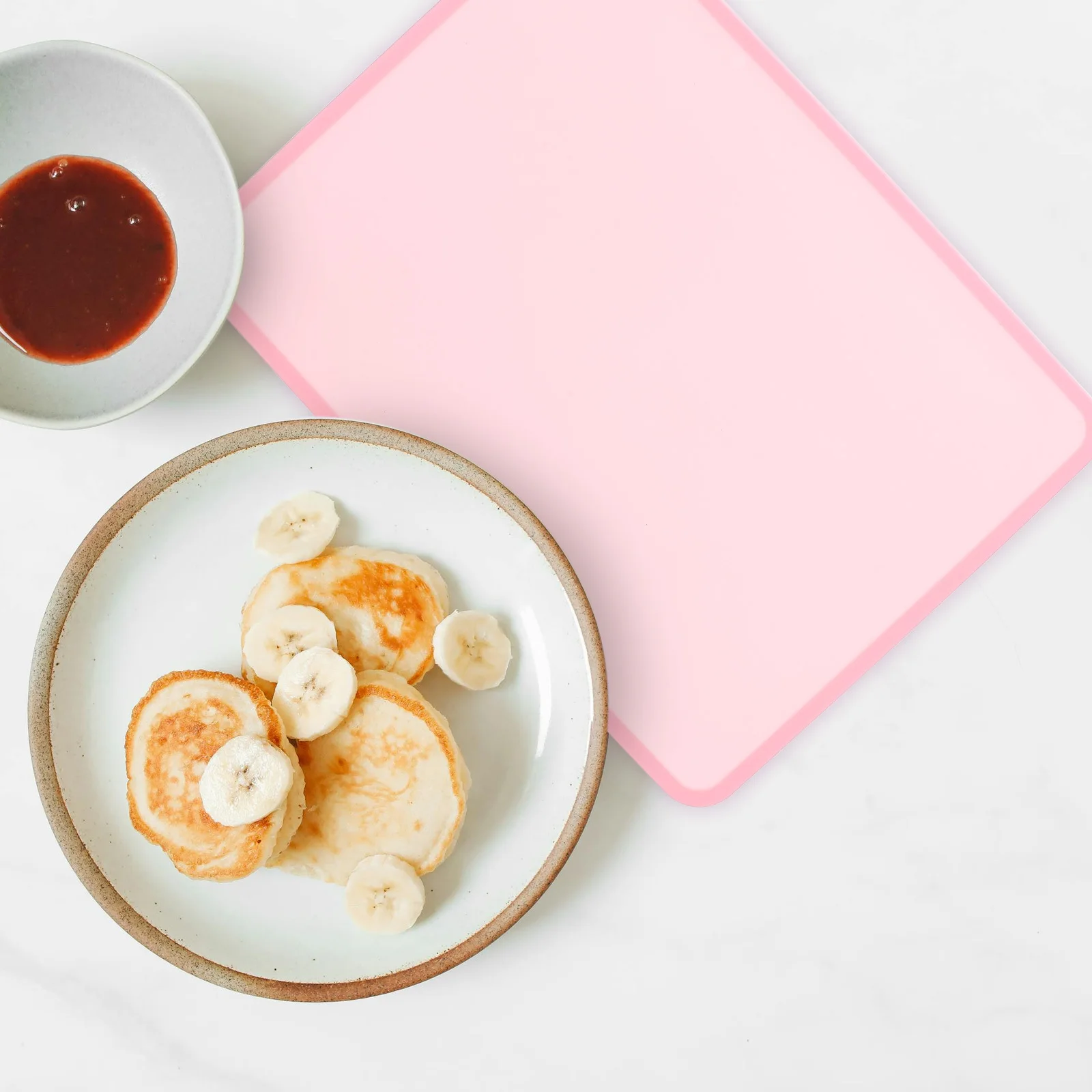 

Anti-Slip Silicone Placemats For Heat Insulated Waterproof Table Mats For Dining Table Home Kitchen Use Pink