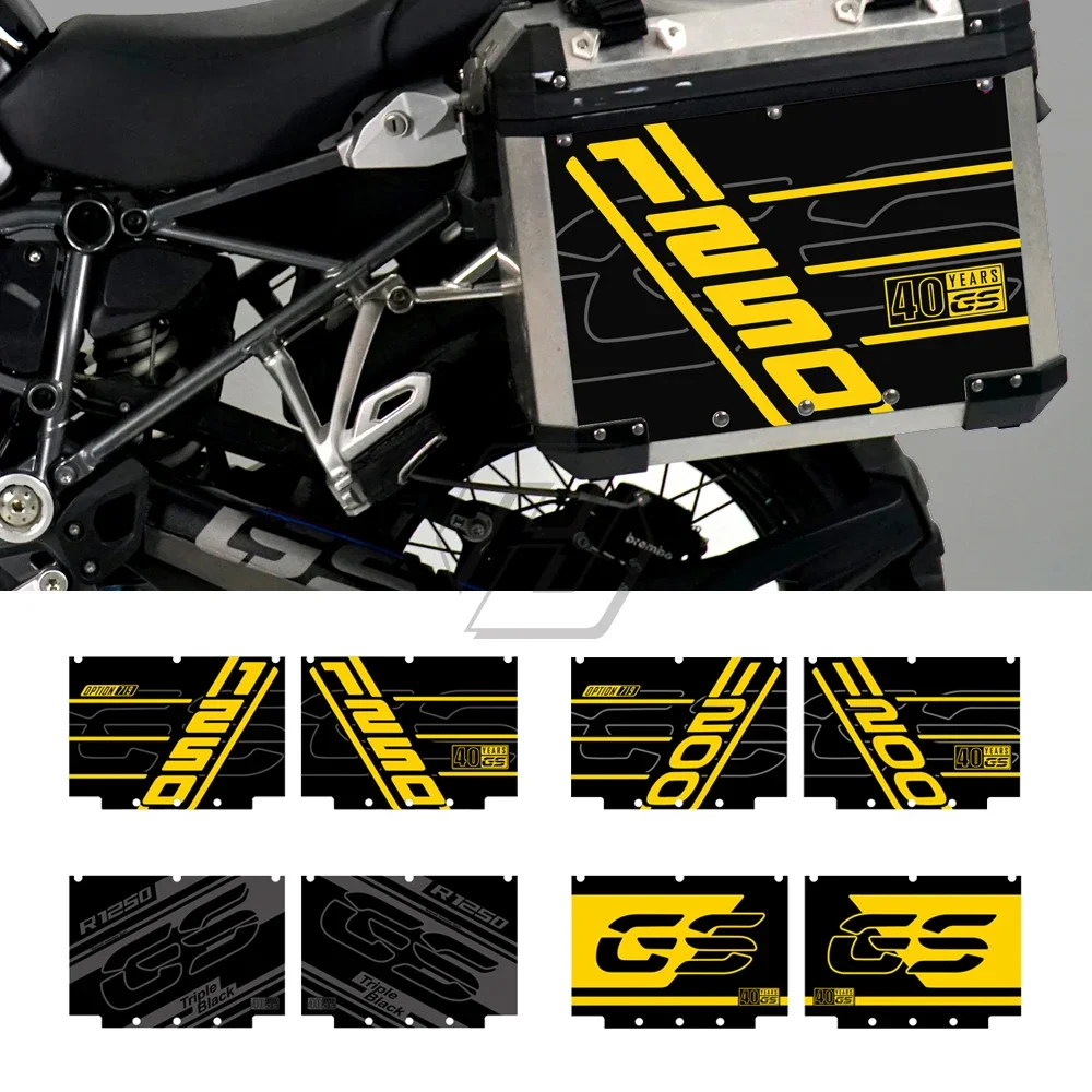 

For BMW 2004-2021 R1200GS R1250GS Adventure Adv Aluminum Box Panniers 40 Year GS Sticker