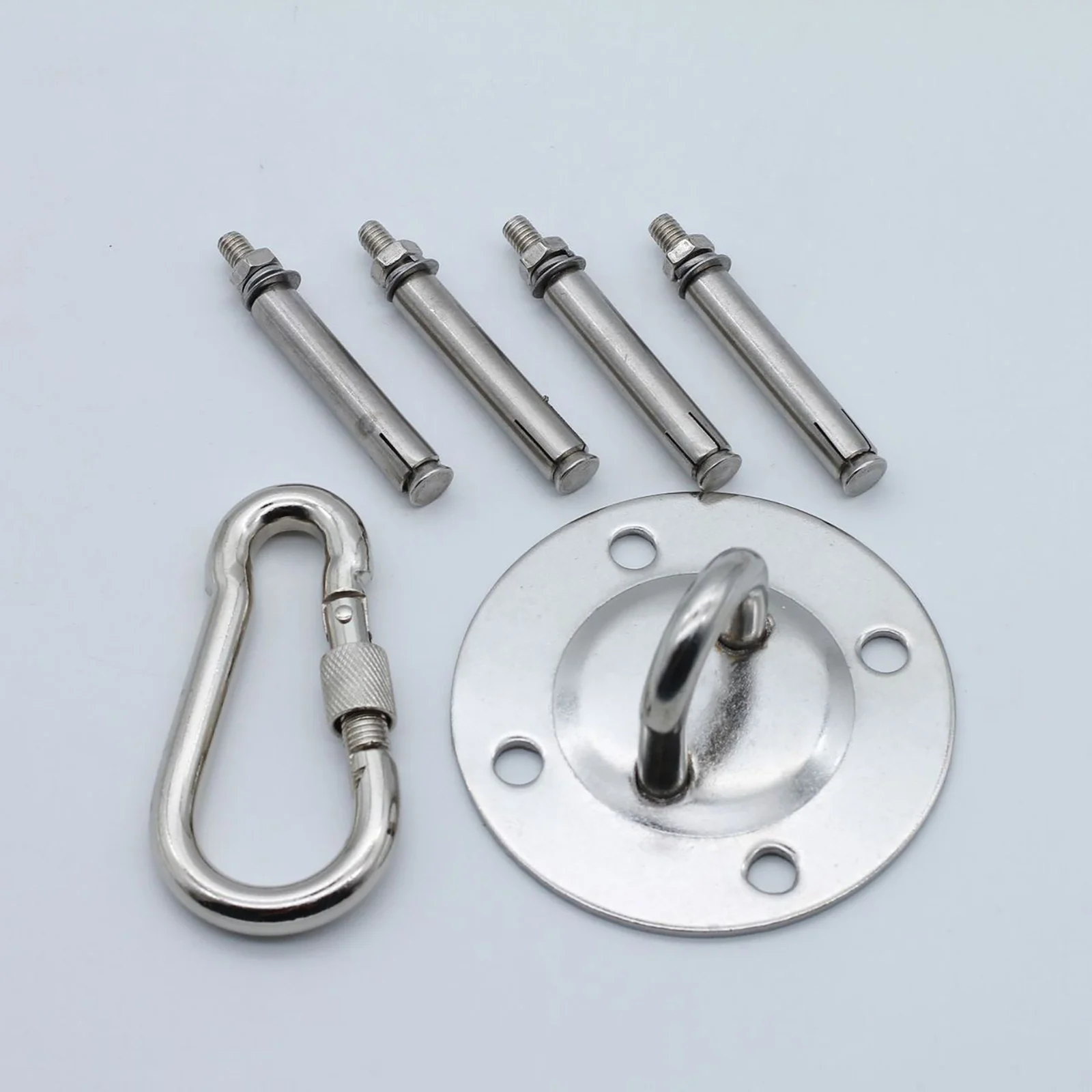 304 Stainless Steel Suspension Bracket Hammock Mount Ceiling Hook Anchor Hanger For Gym Training Aerial Yoga Swing Hanging Kit